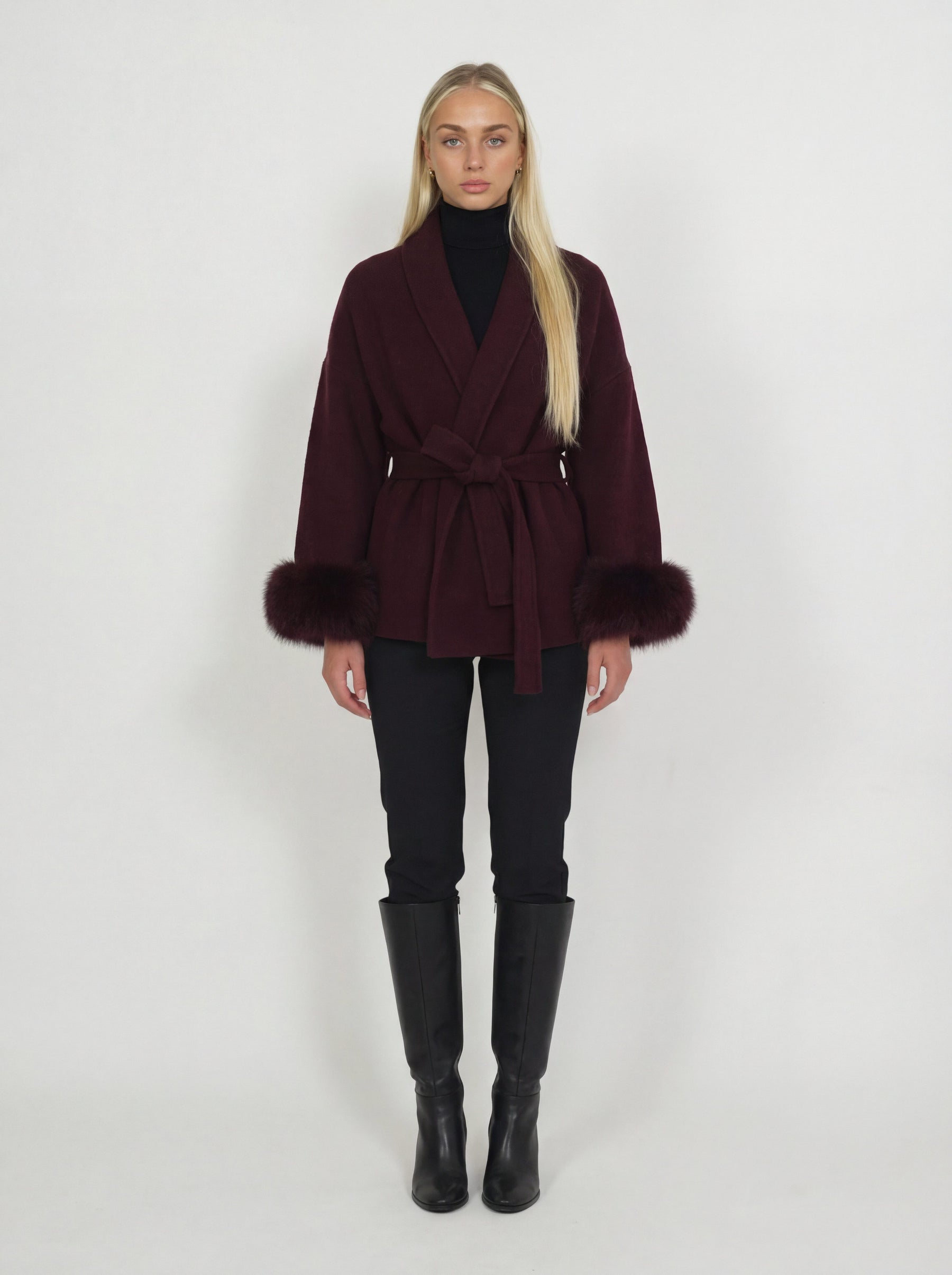 Bella Léa wool coat weiß