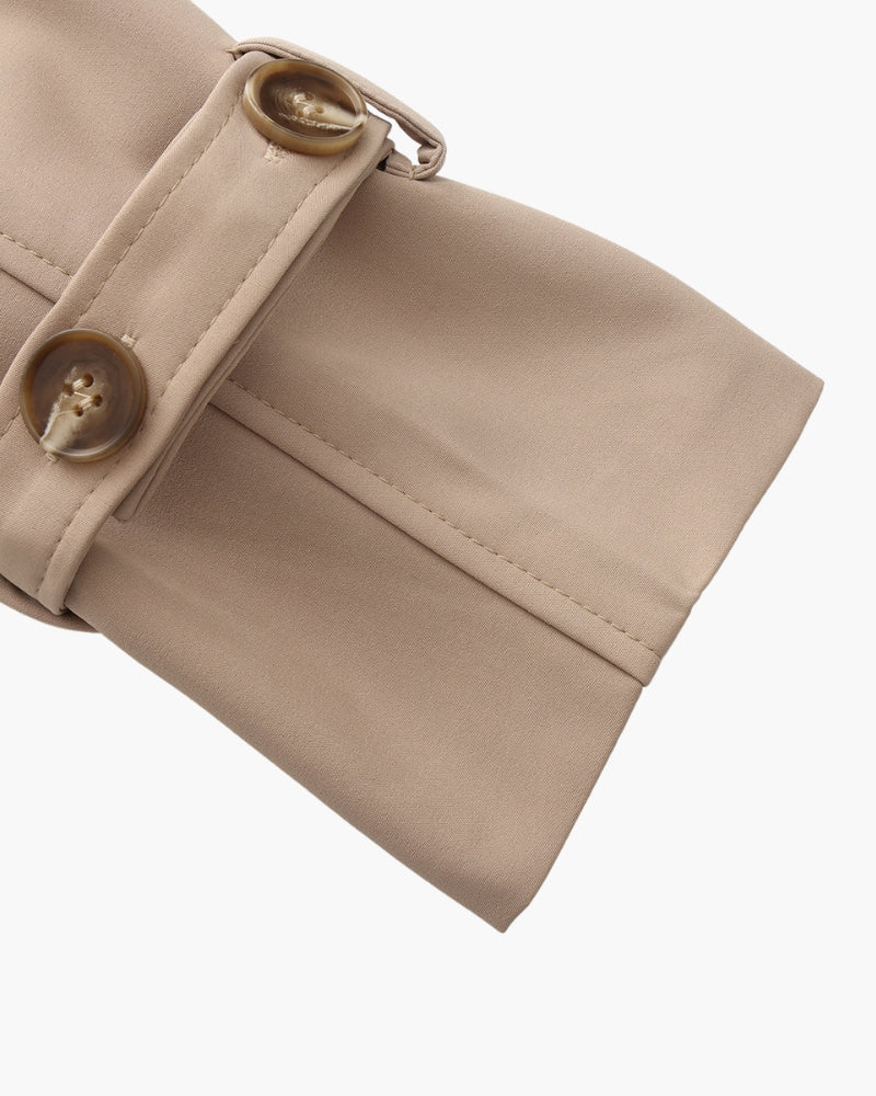 Eleganter Klassischer Damen Heritage Trenchcoat – Vielseitig, Zeitlos, Tailliert