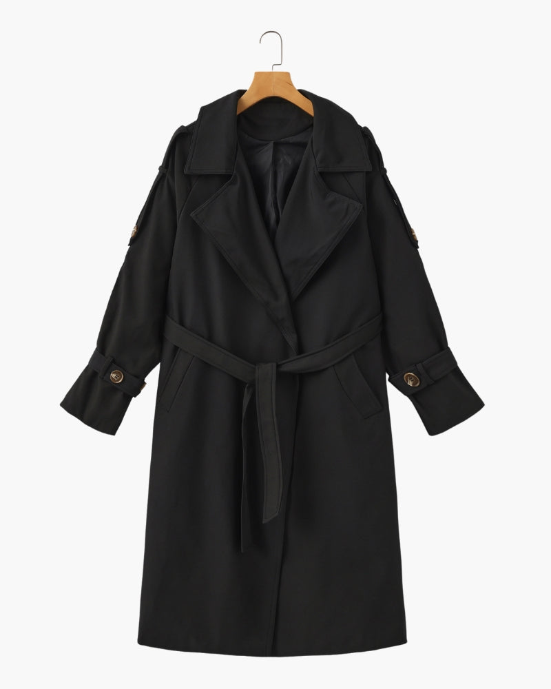 Eleganter Klassischer Damen Heritage Trenchcoat – Vielseitig, Zeitlos, Tailliert