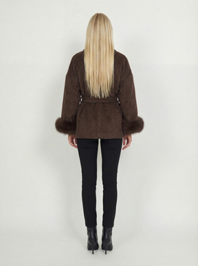 Bella Léa wool coat weiß