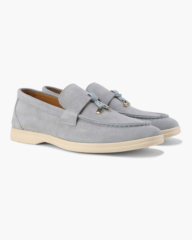 Elegante Old Money Wildleder Damen Loafer: Komfortable Slip-Ons für Stilbewusste