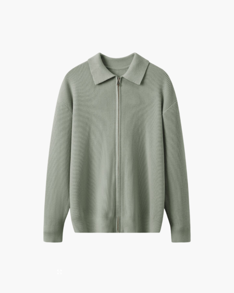 Edle Herren-Wollweste mit Reißverschluss – Luxuriöser Komfort, Zeitlos Stilvoll & Warm