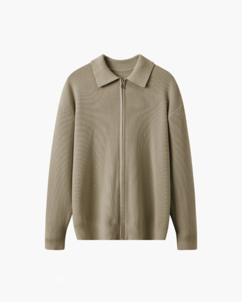 Edle Herren-Wollweste mit Reißverschluss – Luxuriöser Komfort, Zeitlos Stilvoll & Warm