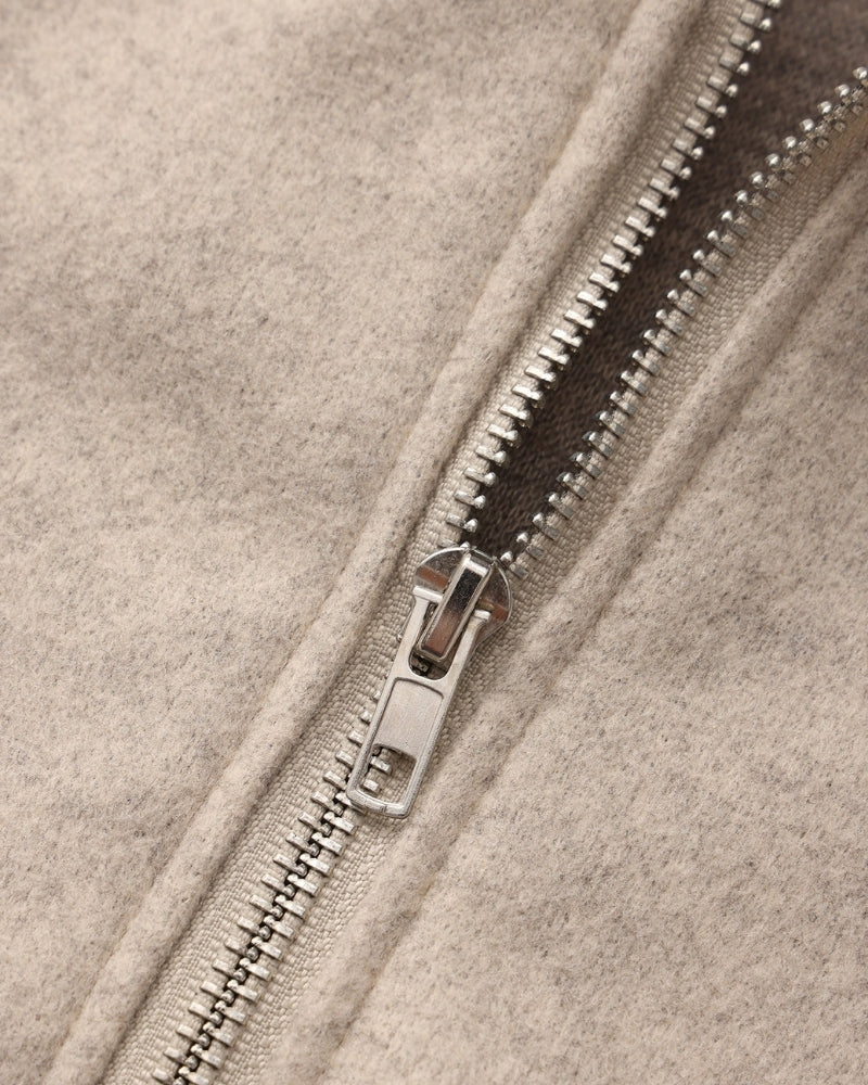 Eleganter Marlow Damen Wollmantel mit Reißverschluss – Bequem, Warm & Vielseitig