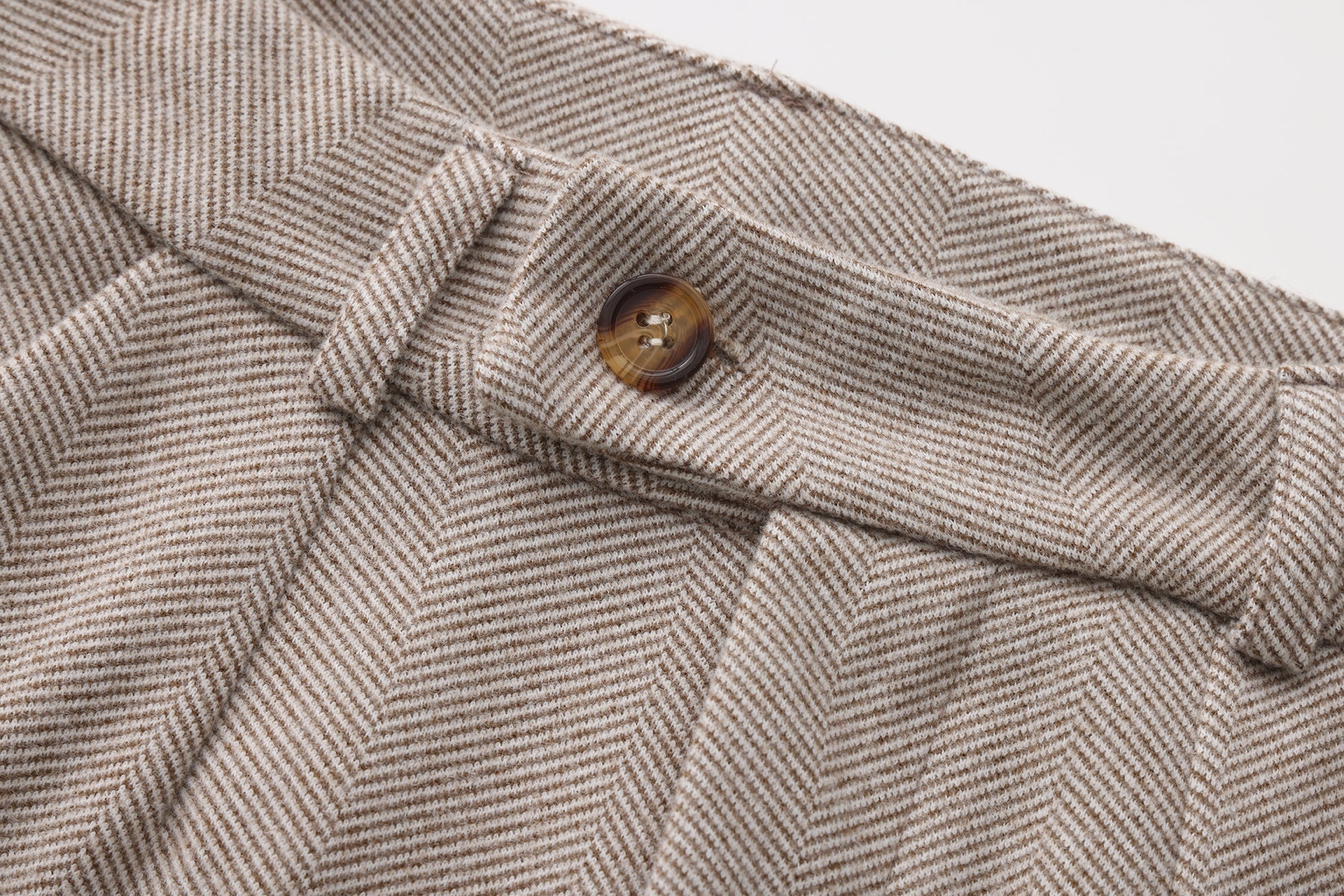 CORTINA Elegante Fischgrät-Hose für Damen – Weich, Schmal Zulaufend, Stilvoll Bequem