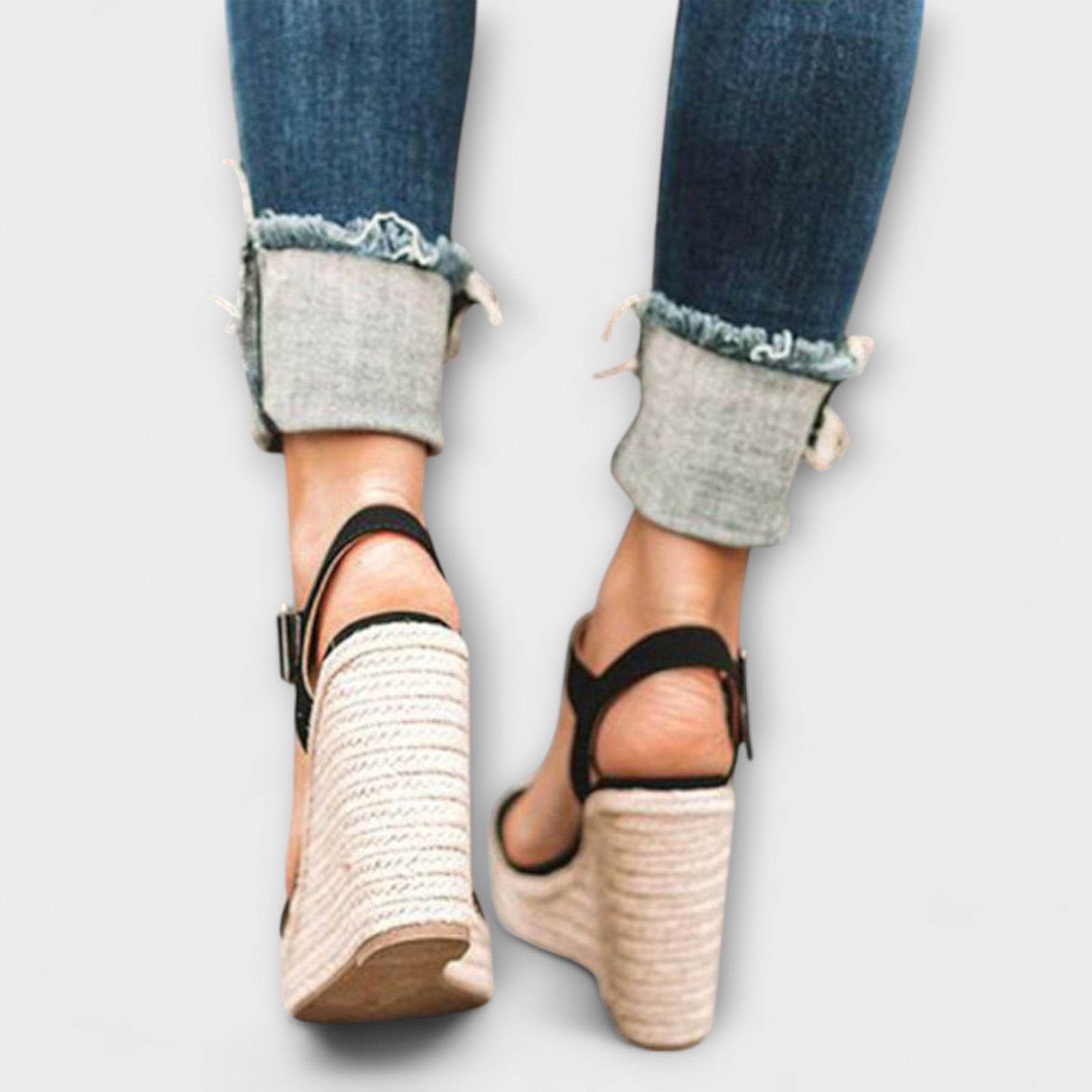 Elizabeth Elegante Keilabsatz Sandalen für Damen – Bequeme Sommerschuhe mit Stil