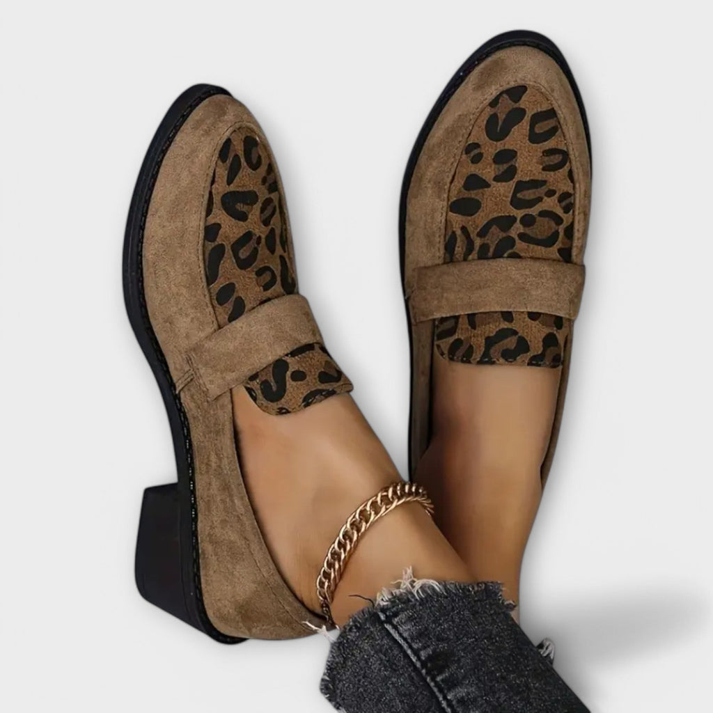 Elegante Karla Damen Schuhe mit Leopardenmuster: Komfortabler Stil, Robuste Sohle, Perfekte Passform