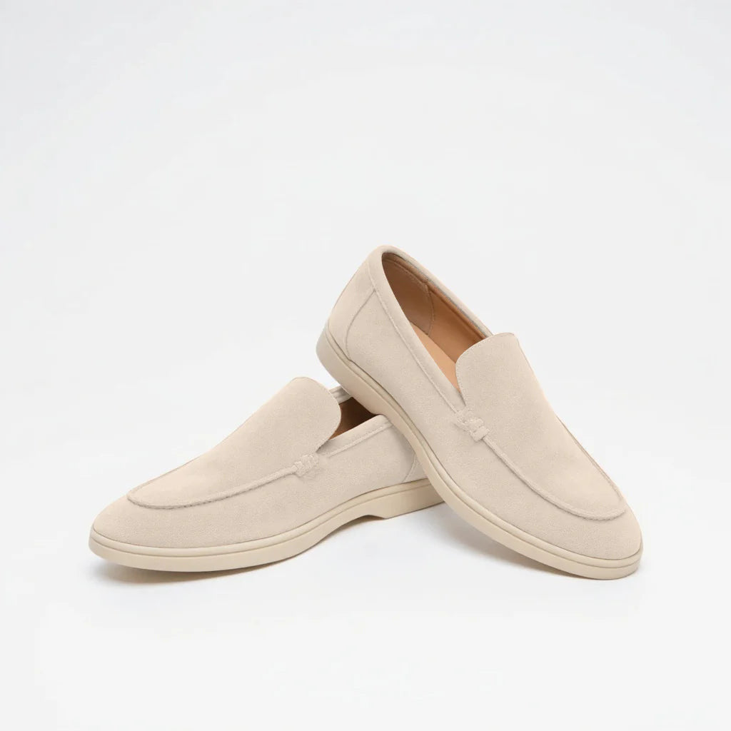 Monaco Old Money Wildleder Mokassins: Elegante, bequeme Herren Loafer für stilvolle Auftritte