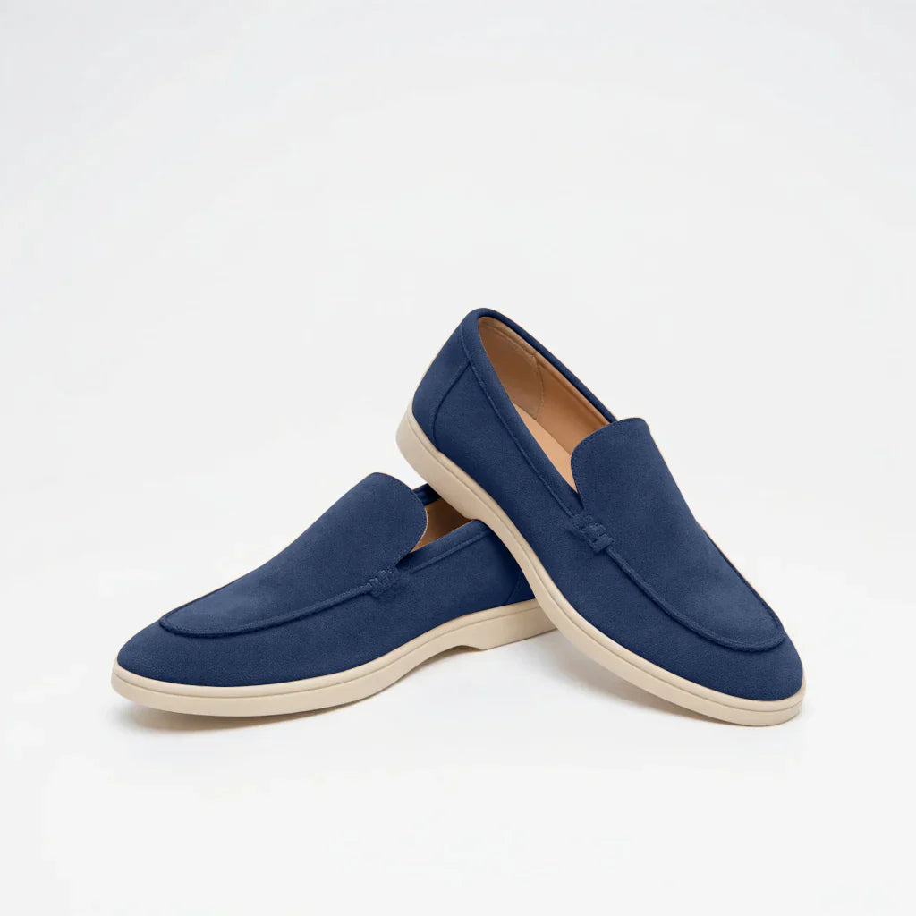 Monaco Old Money Wildleder Mokassins: Elegante, bequeme Herren Loafer für stilvolle Auftritte