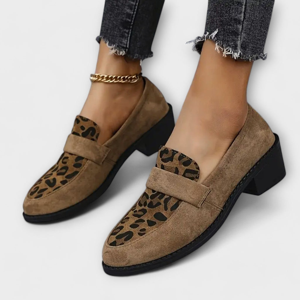 Elegante Karla Damen Schuhe mit Leopardenmuster: Komfortabler Stil, Robuste Sohle, Perfekte Passform