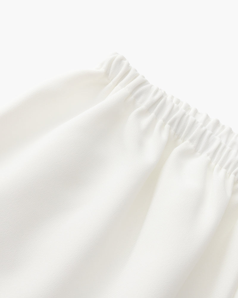 Elegante Palais Hose für Damen – Weites Bein, Hoher Bund, Luxuriöser Stoff