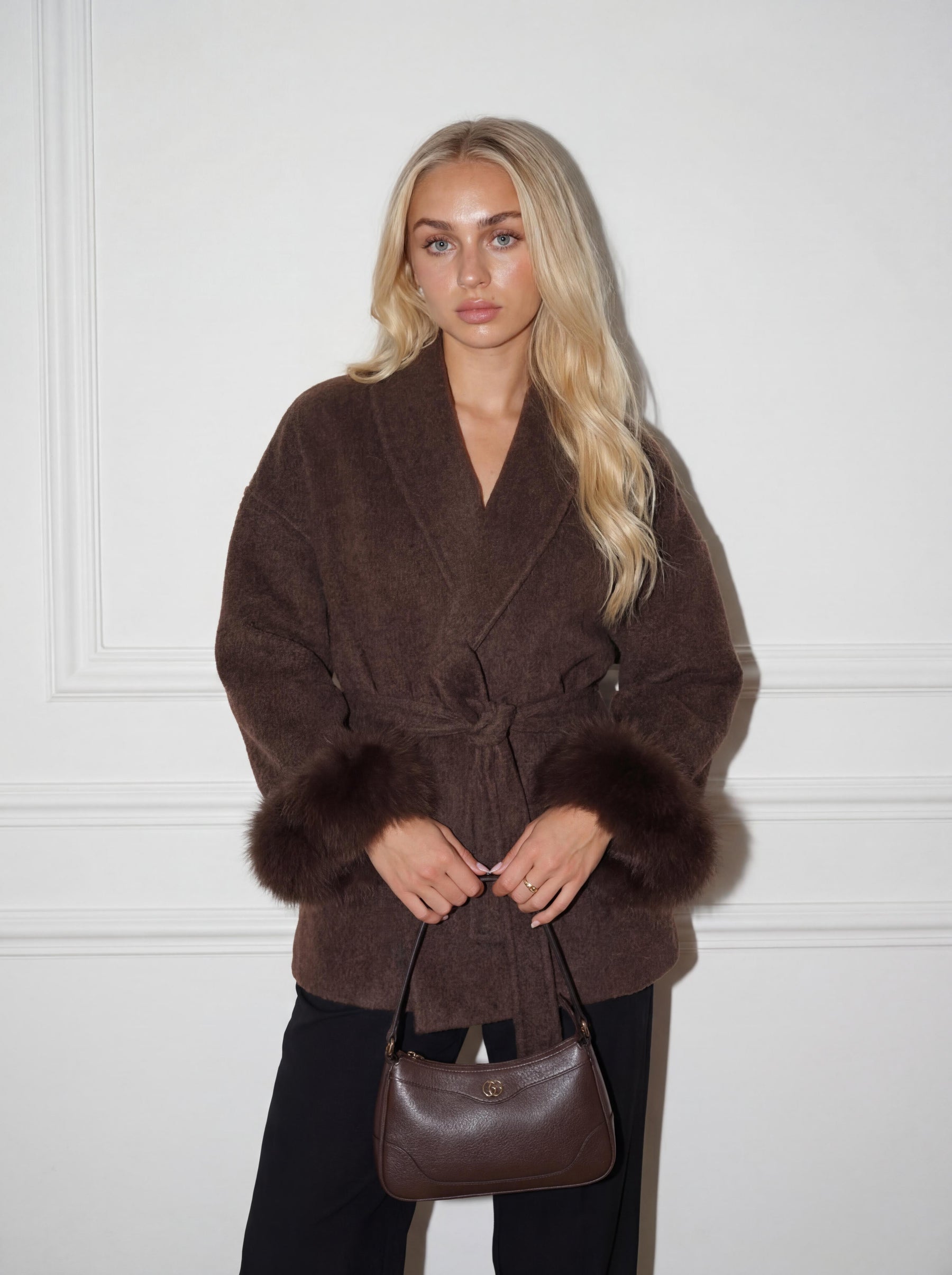 Bella Léa wool coat weiß