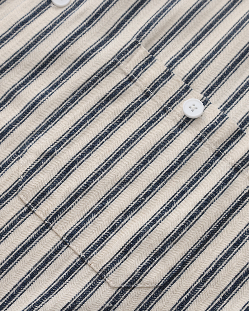 Elegantes Gestreiftes Herrenhemd im Old Money Stil – Baumwolle, Langarm, Klassisch