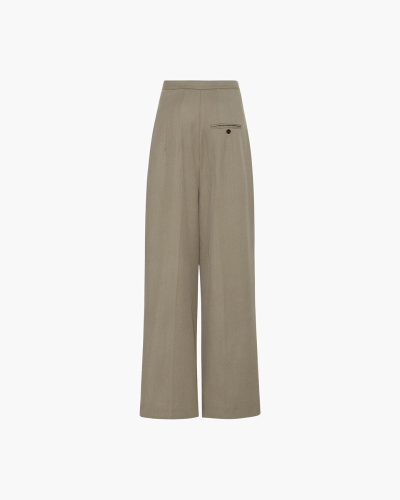 Elegante Oversize Wollhose Damen: Stilvolle, bequeme Hose für Sommer & Übergang