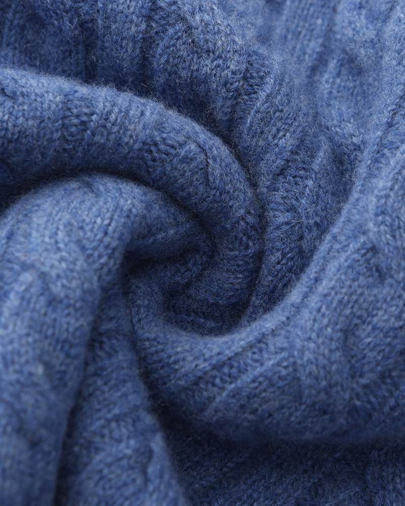 Valmont 100% Kaschmir Halb-Reißverschluss Pullover Herren – Luxuriös, Warm, Langlebig