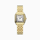 VILMARIE Lumière elegante Edelstahl Armbanduhr für Damen in Gold