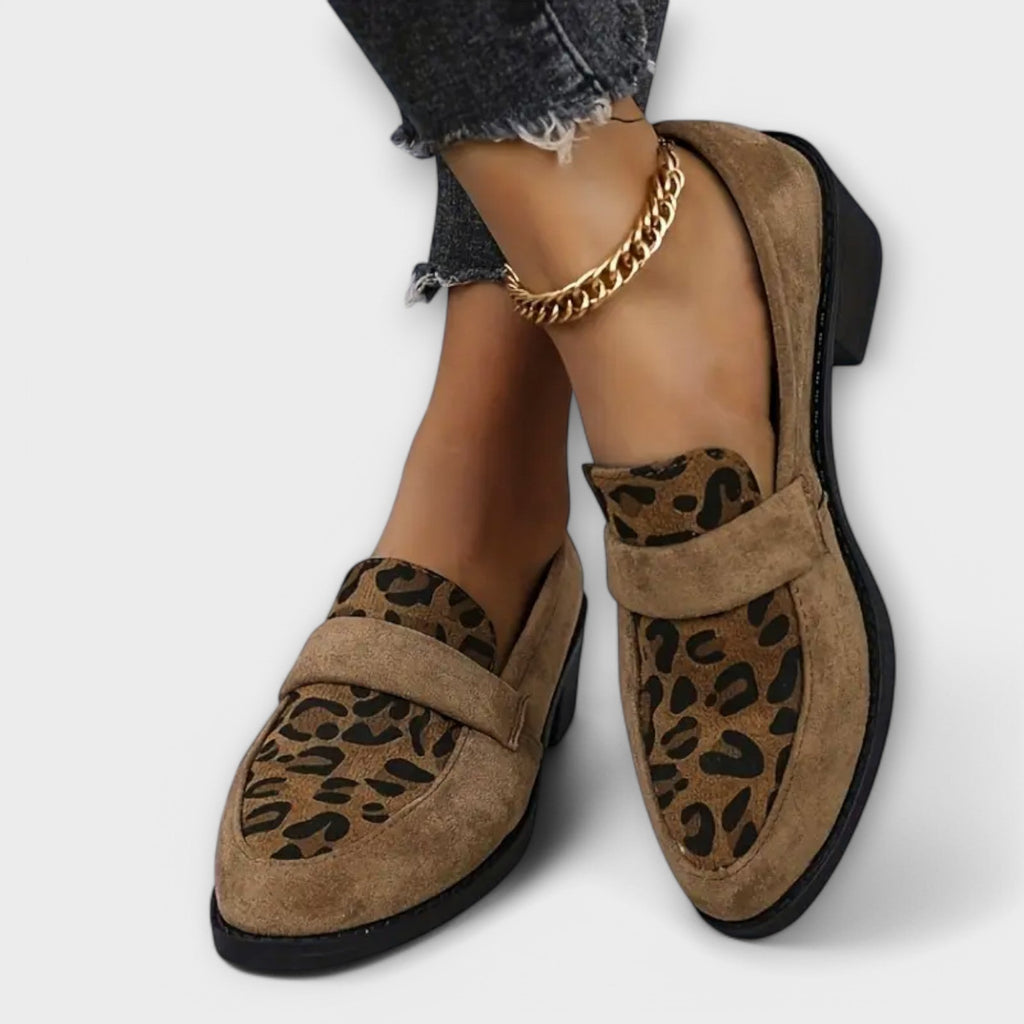 Elegante Karla Damen Schuhe mit Leopardenmuster: Komfortabler Stil, Robuste Sohle, Perfekte Passform