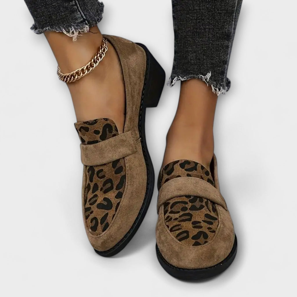 Elegante Karla Damen Schuhe mit Leopardenmuster: Komfortabler Stil, Robuste Sohle, Perfekte Passform