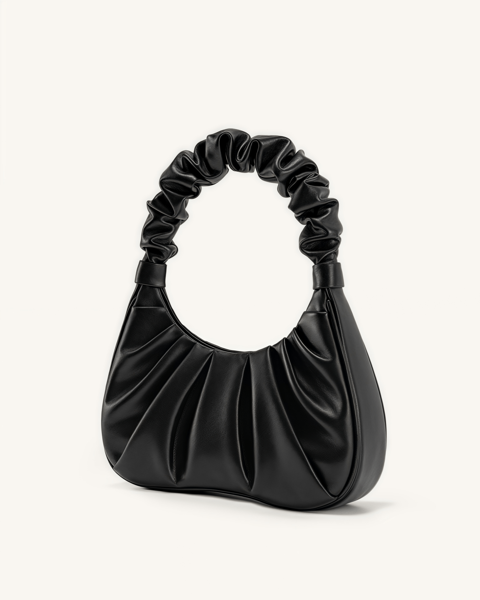 Elegante Pliée Douce Kunstleder Schultertasche: Kompakt, Weich & Formstabil für Damen