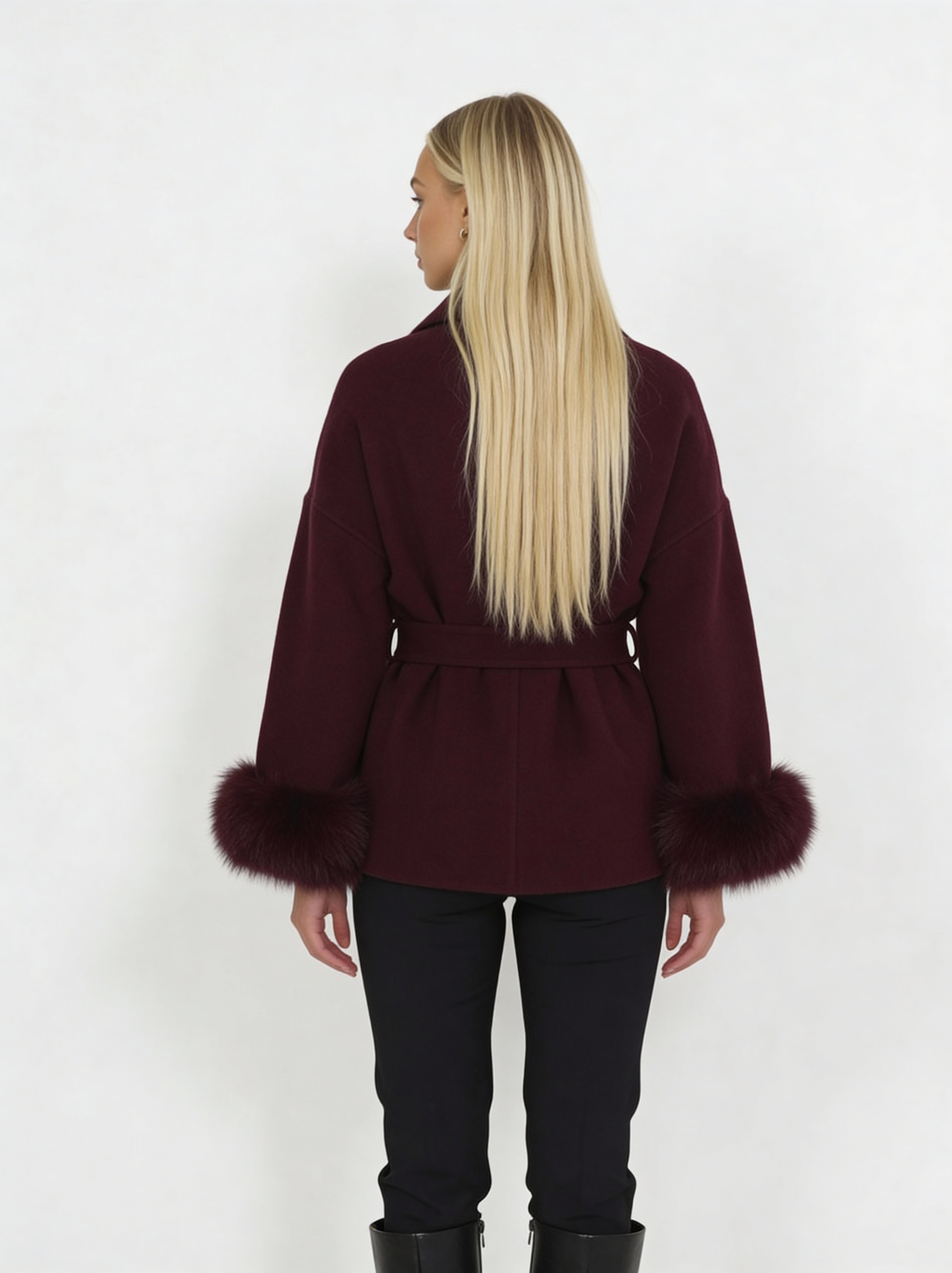 Bella Léa wool coat weiß