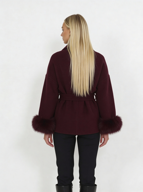 Bella Léa wool coat weiß